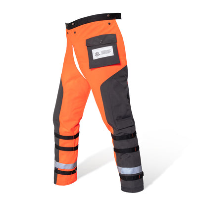Chainsaw Chaps Class A-Orange Black-CH010
