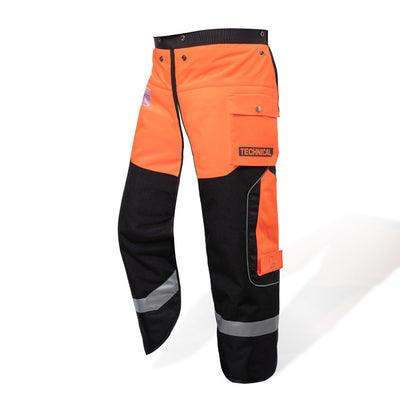 Chainsaw Chaps Class B Technical -Orange Black-CH022