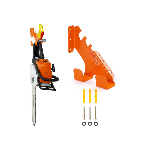 Chainsaw Holder, Heavy Duty Chainsaw Wall Mount, Chainsaw Hanger, Garage Organization Shed Storage Chainsaw Rack