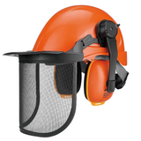 Chainsaw Helmet, Forestry Safety Helmet System with Face and Hearing Protection, Protective Hat with Visor and Muff