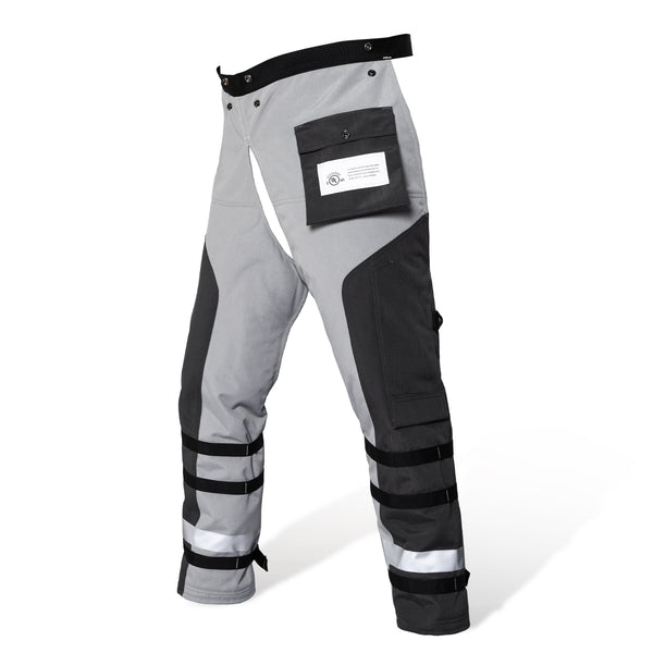 Chainsaw Chaps Class A-Black Grey-CH014
