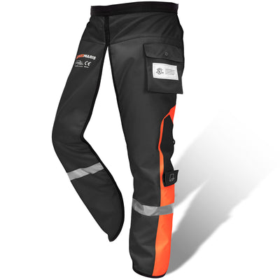 Chainsaw Chaps Type B Technical EU - Orange Black -CH034