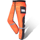 Chainsaw Chaps Class B-Orange Black-CH015
