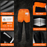 Chainsaw Trouser Type C Classic -Orange Black - CH030/031