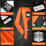 Chainsaw Chaps Class B-Orange Black-CH015