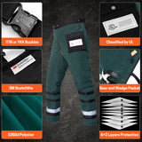 Chainsaw Chaps Class A-Green-CH012