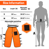 Chainsaw Chaps Type B Classic EU - Orange Black -CH036