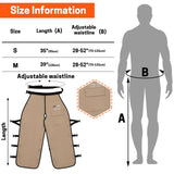 Chainsaw Chaps Type B Classic EU - Khaki -CH038