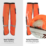 Chainsaw Chaps Class B-Orange Black-CH015