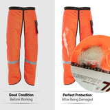 Chainsaw Chaps Class B-Orange-CH016