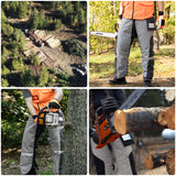 Chainsaw Chaps Class B-Black Grey-CH019