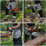 Chainsaw Chaps Classic D -Black Grey—CH025