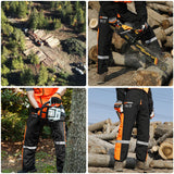 Chainsaw Chaps Type B Technical EU - Orange Black -CH034