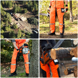 Chainsaw Chaps Class B-Orange Black-CH015