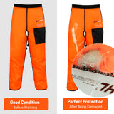 Chainsaw Chaps Type B Classic EU - Orange Black -CH036