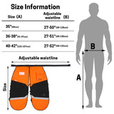 Chainsaw Chaps  Class C -Orange Black - CH026