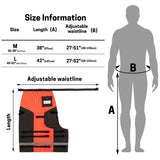 Chainsaw Chaps Class A-Orange Black-CH010