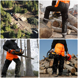 Chainsaw Trouser Type C Classic -Orange Black - CH030/031