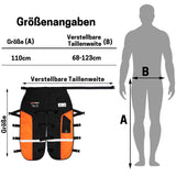 Chainsaw Chaps Type B Technical EU - Orange Black -CH034
