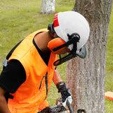 Forestry Safety Helmet Combination - Orange White -CH069