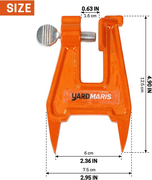 Filing Vise, Stump Vise for Chainsaw Sharpening, Chainsaw Guide Vise for Filing Chains, Portable Chainsaw Accessories for Stable Filing Set-up