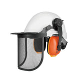 Forestry Safety Helmet Combination - Orange White -CH069