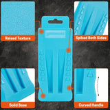 Tree Felling Wedges, 2 Pack Tree Wedges Set with Spikes, Equipment for Safe Tree Cutting, Falling, Bucking （2X 5.5）
