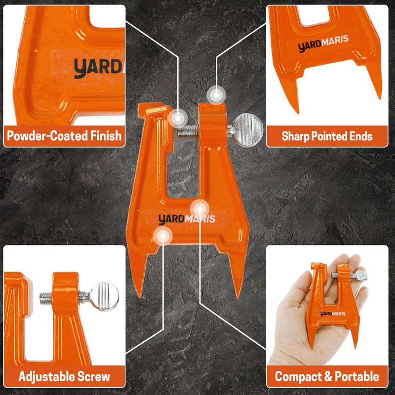 Filing Vise, Stump Vise for Chainsaw Sharpening, Chainsaw Guide Vise for Filing Chains, Portable Chainsaw Accessories for Stable Filing Set-up