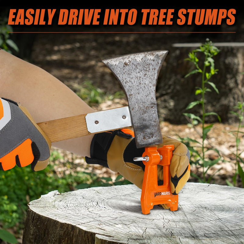 Filing Vise, Stump Vise for Chainsaw Sharpening, Chainsaw Guide Vise for Filing Chains, Portable Chainsaw Accessories for Stable Filing Set-up