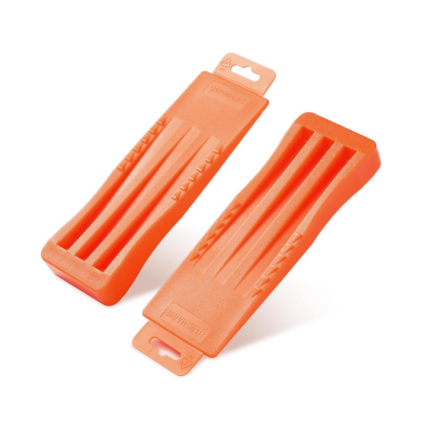 Tree Felling Wedges, 2 Pack Tree Wedges Set with Spikes, Equipment for Safe Tree Cutting, Falling, Bucking （2X 5.5）