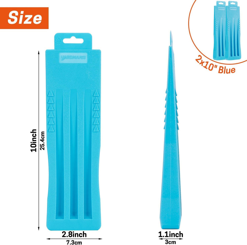 Tree Felling Wedges, 2 Pack Tree Wedges Set with Spikes, Equipment for Safe Tree Cutting, Falling, Bucking （2X 5.5）