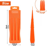 Tree Felling Wedges, 2 Pack Tree Wedges Set with Spikes, Equipment for Safe Tree Cutting, Falling, Bucking （2X 5.5）