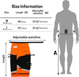 8 Layers Chainsaw Chaps, Heavy Duty Chain Saw Safety Equipment with Adjustable Belt and Gear Pocket, Classic D