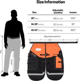 YARDMARIS Technical Version Chainsaw Chaps, Protective Chainsaw Pants,Safety Apron with Pocket, Class B