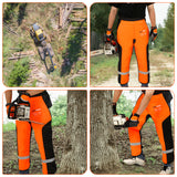 Chainsaw Chaps Type B JP -Orange Black—CH028