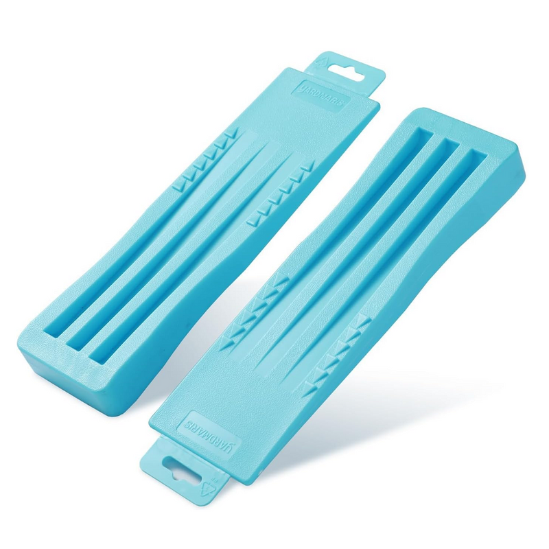Tree Felling Wedges, 2 Pack Tree Wedges Set with Spikes, Equipment for Safe Tree Cutting, Falling, Bucking （2X 5.5）